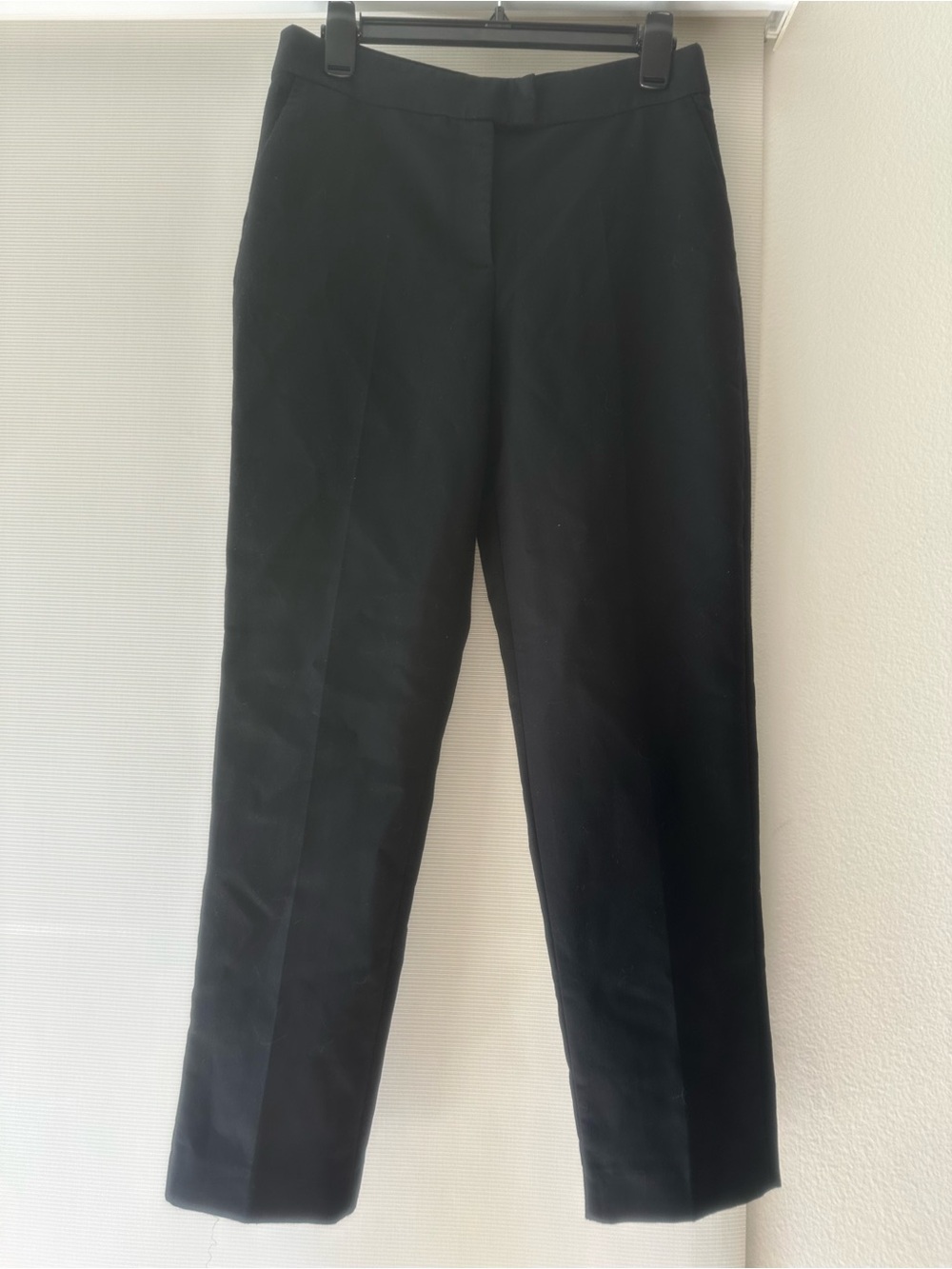 Zara Black Straight-Leg Trousers